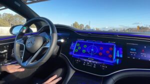 mercedes drive pilot test video game