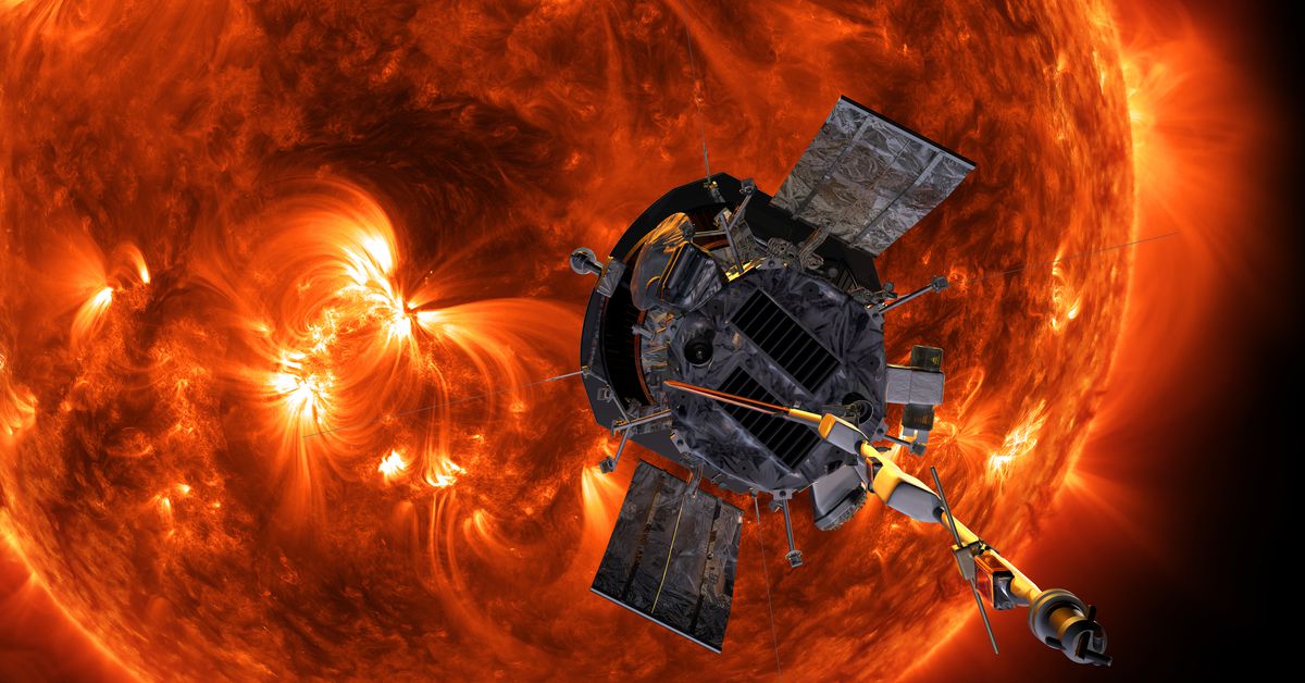 NASA's Parker Solar Probe Successfully Completes Closest-Ever Flyby Over the Surface of the Sun parker solar probe artist rendering